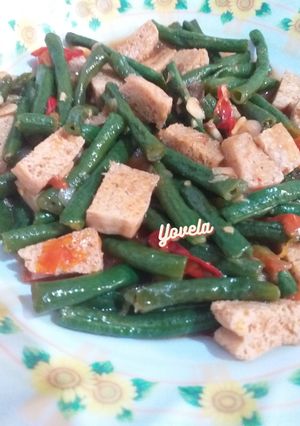 Foto resep Tumis Kacang Panjang Tahu