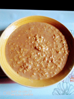A picture of Date Syrup Oat Pudding.