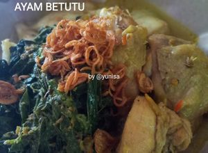 Foto resep Tipat Kuah Ayam Betutu