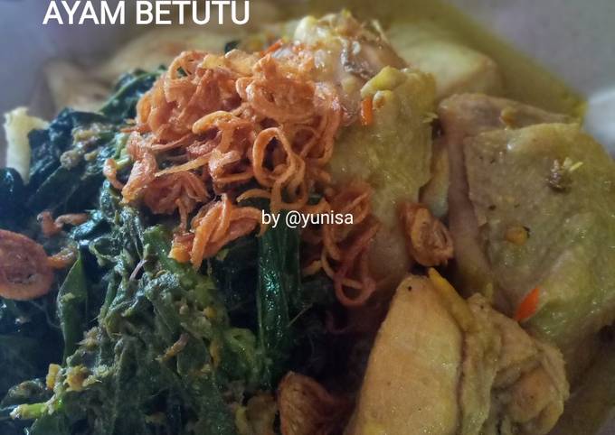 Cara Gampang Membuat Tipat Kuah Ayam Betutu Anti Gagal