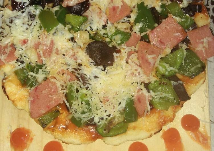 Resep Pizza Teflon Jamur Kuping Anti Gagal