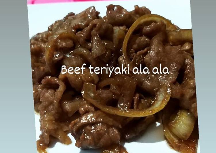 Beef Teriyaki Anti Ribet