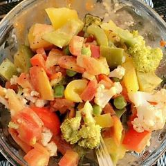 A picture of Mix boiled veggies.