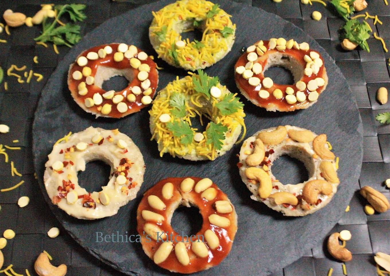 Oats Idli Doughnuts