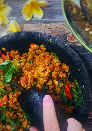 Foto resep Sambel tempe #diulekasyik