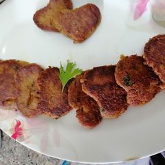 ❤️Shaped shaami kabab A picture of ❤️Shaped shaami kabab.