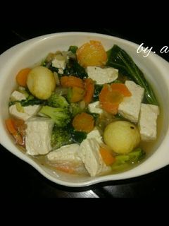 Foto resep sup tahu