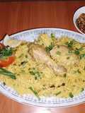 Kashmiri chicken pulao & Mirchi da salan 🐔