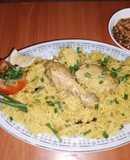 Kashmiri chicken pulao & Mirchi da salan 🐔