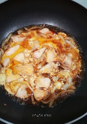 รูปของ Oyagodon ข้าวหน้าไก่ โปรตีนสูง