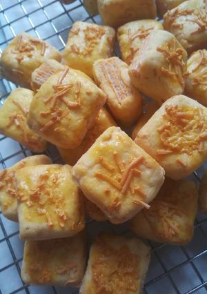 Foto resep Cookies isi Wafer Keju