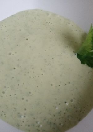 Una foto de Salsa simple de ajo