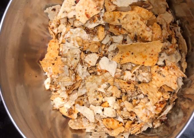 Simple Way to Make Super Quick Homemade Papad churi
