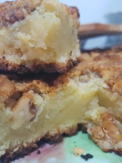 Una foto de Brownie de chocolate blanco!!!😋🍴