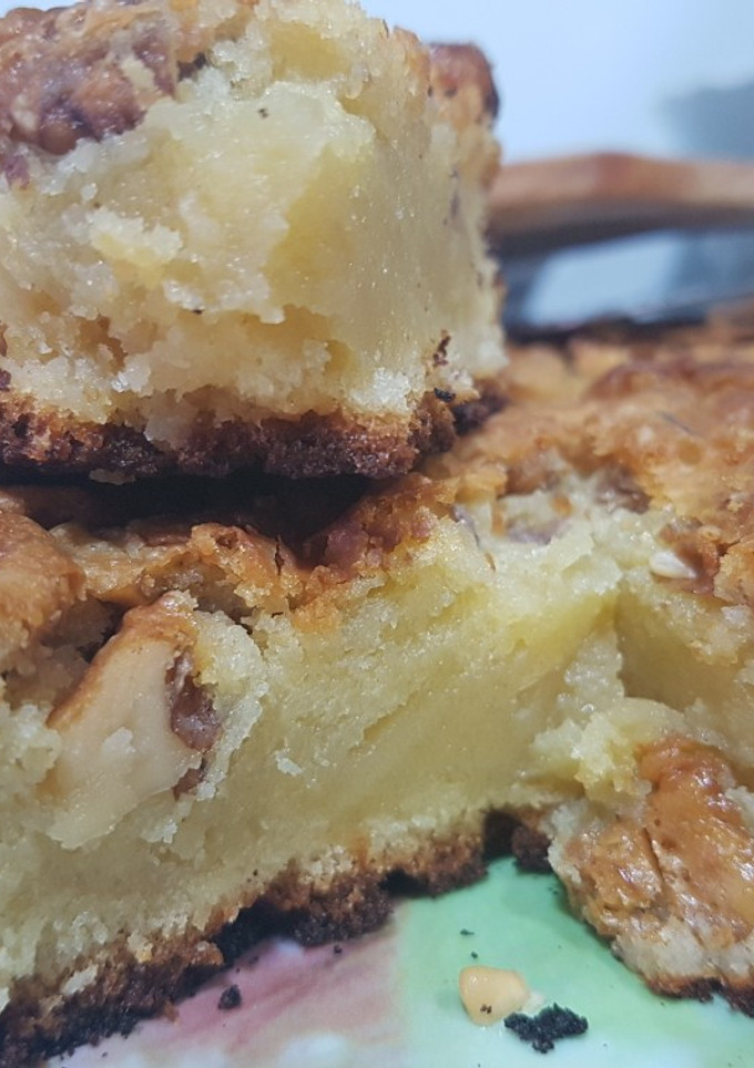Una foto de Brownie de chocolate blanco!!!😋🍴
