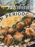Creamy mushroom & spinach with pork ball (keto)