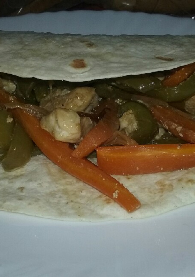 Una foto de Fajita de pollo