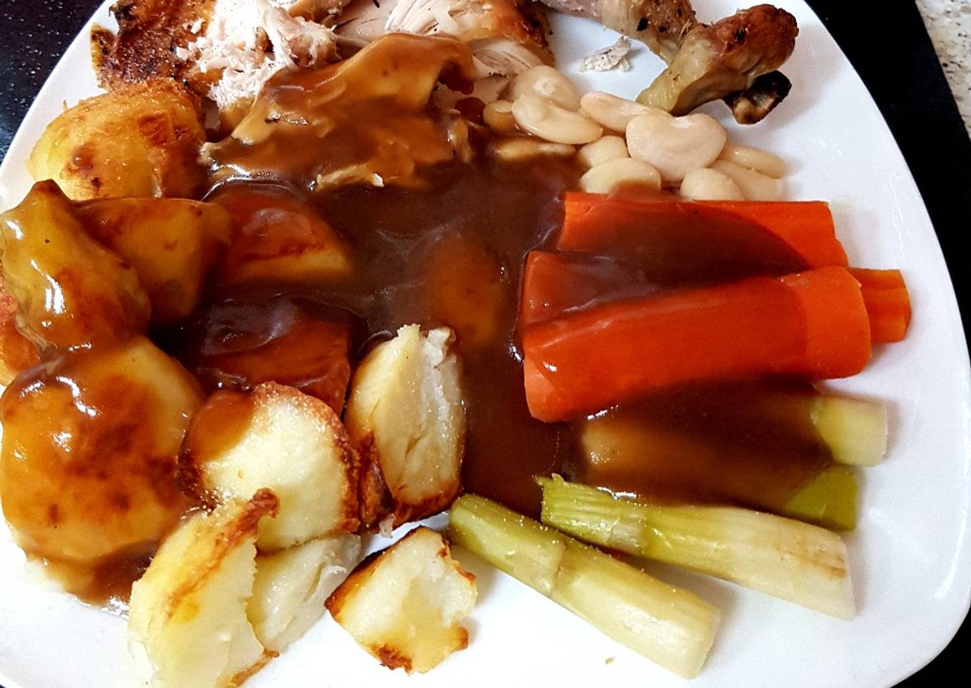 Just my Roast Chicken Dinner. ðŸ˜˜