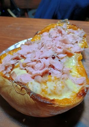 Una foto de Calabaza rellena 😋