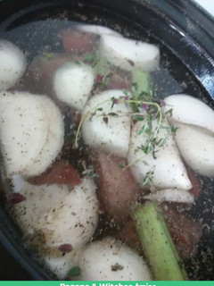 A picture of Homemade Bone Broth.