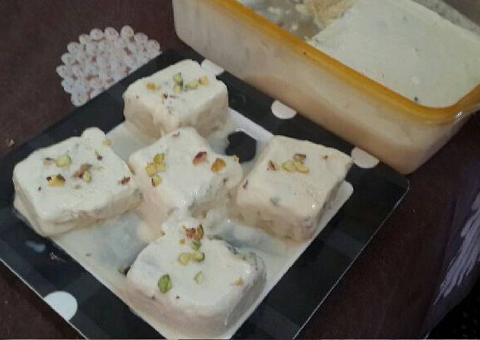 Step-by-Step Guide to Prepare Favorite Bread Malai Kulfi Slices