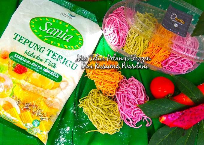 Mie Telur Pelangi Frozen