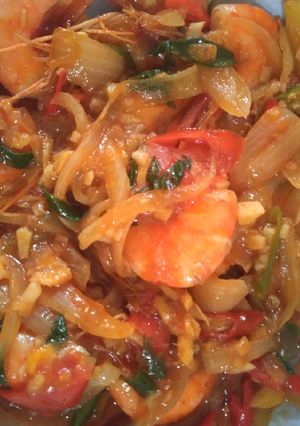 Foto resep Udang Asam Manis