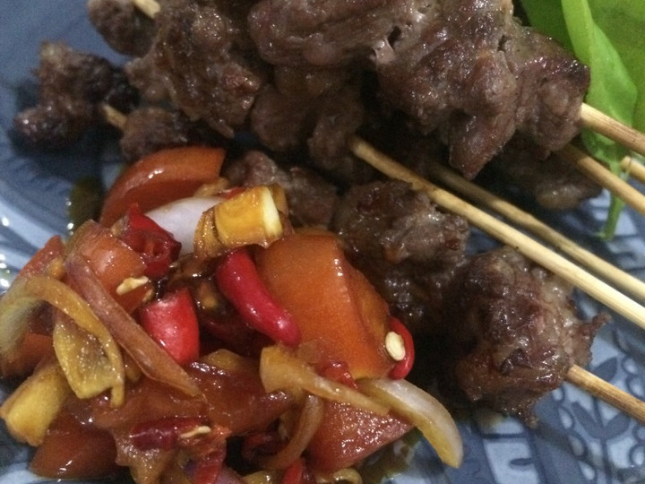 Anti Ribet, Buat Sate daging Bumbu Kecap Simpel