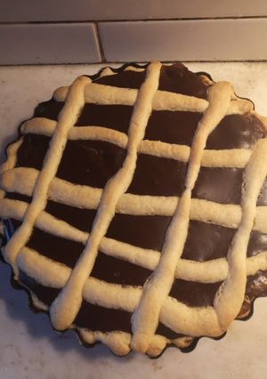 Una foto de Pasta frola con crema de chocolate! 🤤