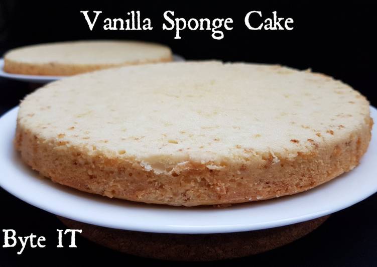 vanilla sponge cake