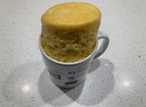 Una foto de Mug cake con kéfir