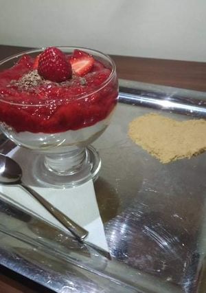 Φωτογραφία της συνταγής Cheesecake με φράουλες