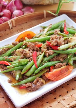 Foto resep Tumis buncis daging giling