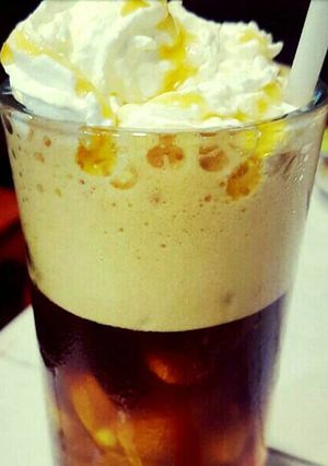 Foto resep Iced cream brulee soda