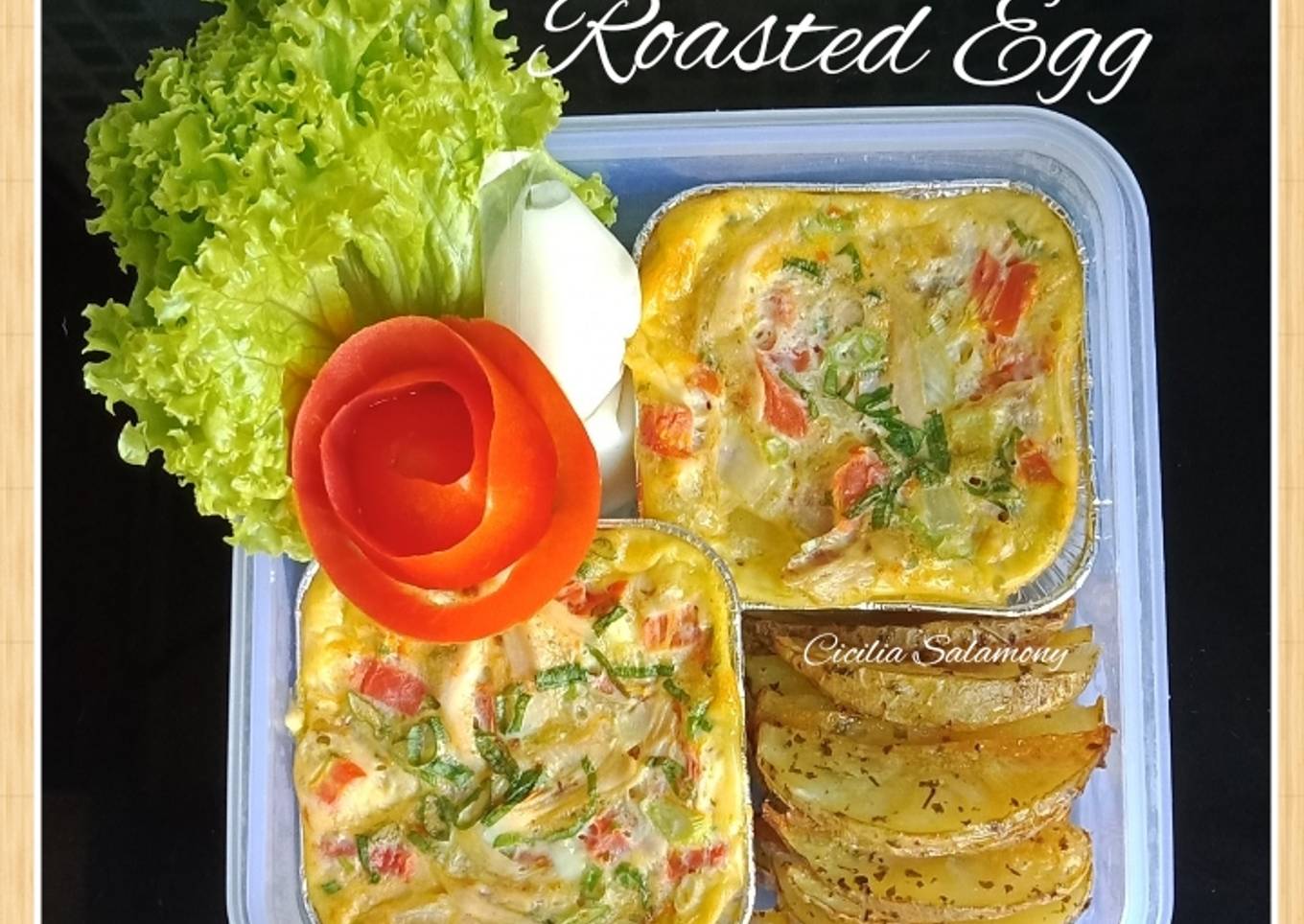 Resep "Roasted Egg" Bekal Suami, Sempurna