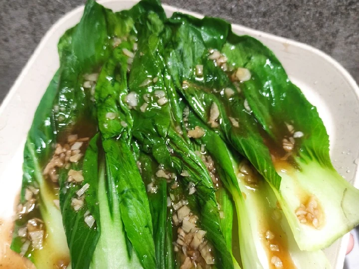 Easy Steps to Prepare Recipes Sayur Bakcoy saostiram the Delicious Delicious.