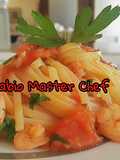 Fettuccine con Gamberetti e Pomodori Freschi di Belmonte