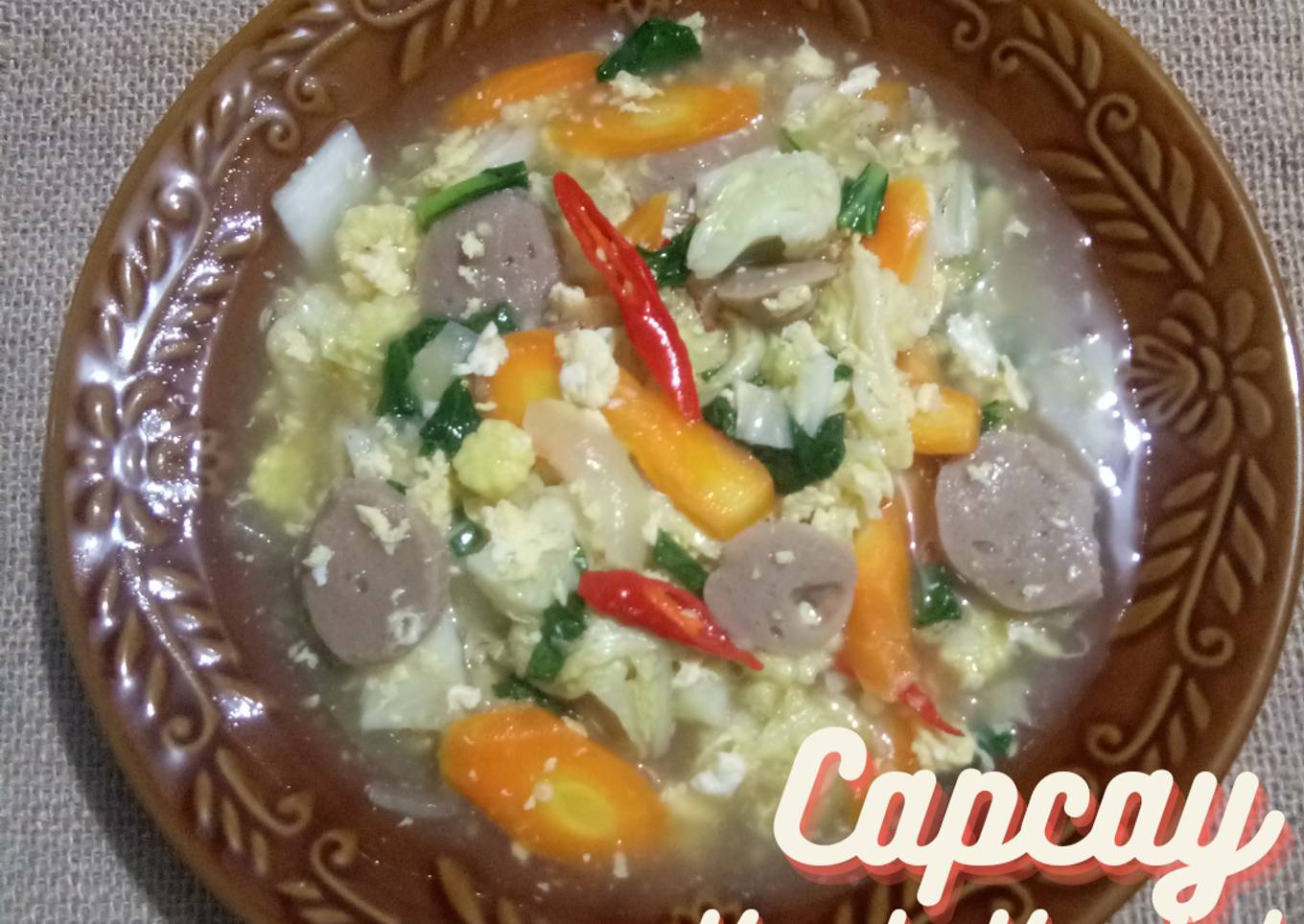 114. Capcay Kuah Kental