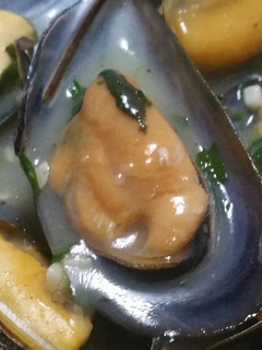 Una foto de Mejillones en salsa verde