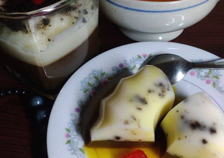 Puding Oreo coffe vla jeruk