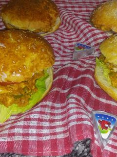 صورة لوصفة ساندويشات الدجاج بالكاري 🍗👍