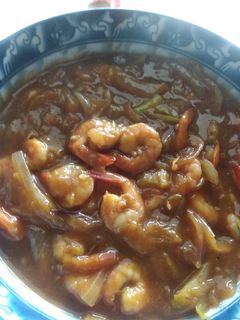 Foto resep Udang Saus Tiram Pedas