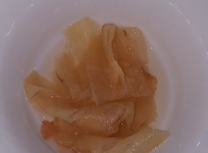 صورة لوصفة الچِنچَراو الزنجبيل المسكر بتاع السوشي