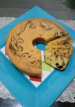 Foto resep Marmer cake super moist (all in one)