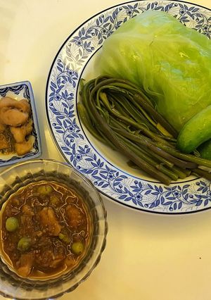 รูปของ น้ำพริกลงเรือ+ไก่หวาน (คลีน)