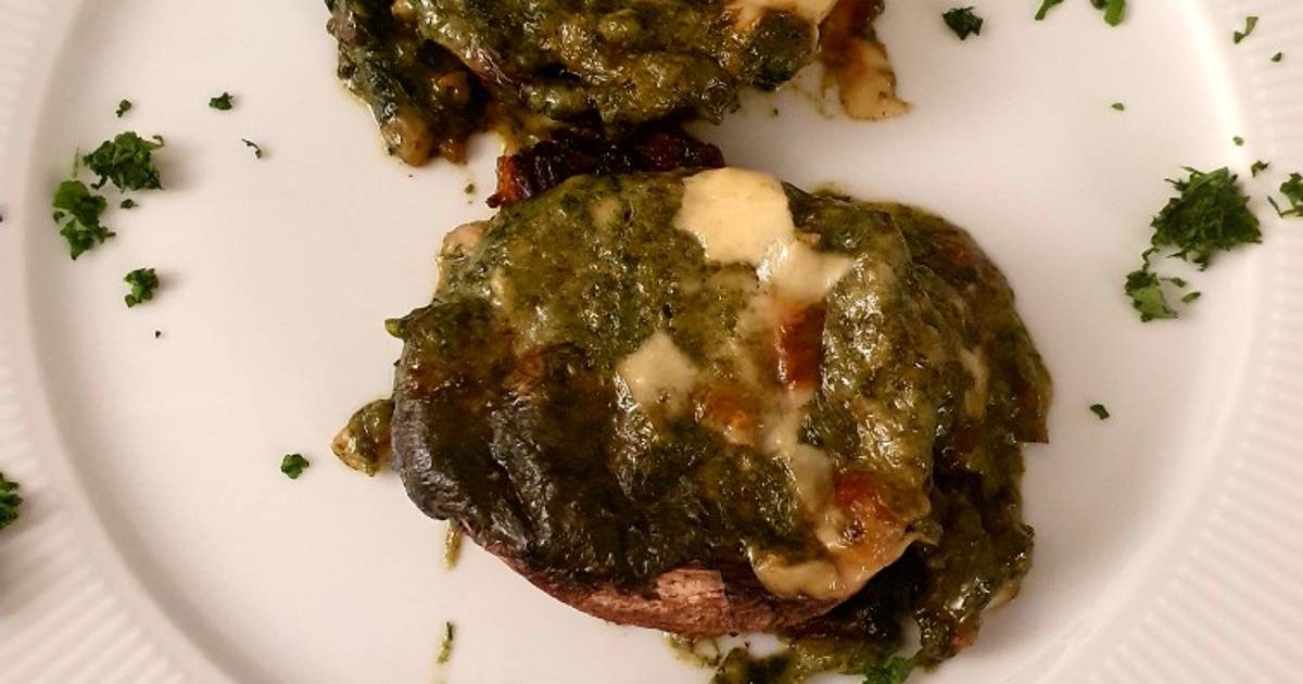 Portobellos rellenos 116 recetas caseras Cookpad