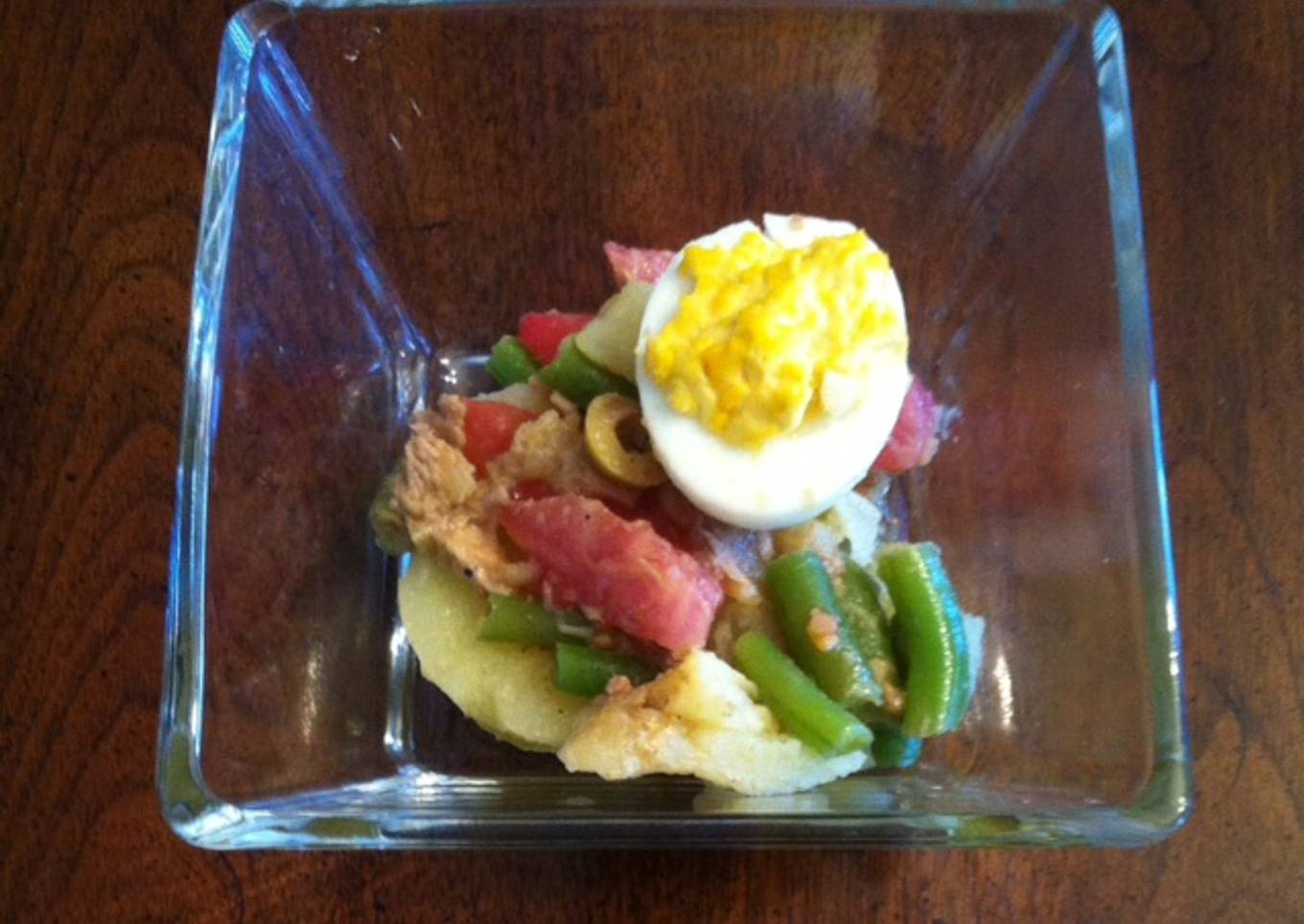 Ensalada de papas con atún