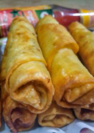 A picture of Chicken Vegetable Roll.