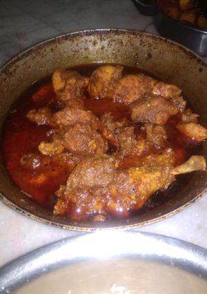 A picture of Chicken Lababza Curry.