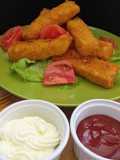Bastoncitos de polenta en panko